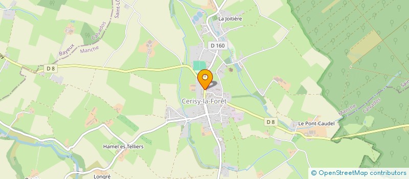localisation de l'entreprise MONSIEUR JEAN-PIERRE LEBARBEY à CERISY-LA-FORET