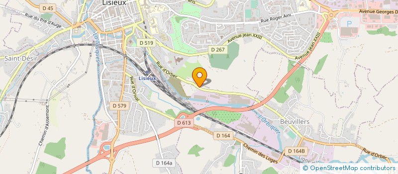 localisation de l'entreprise MONSIEUR JEAN-PIERRE LEBLANC  LISIEUX