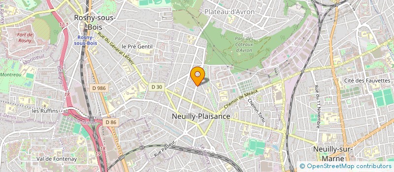localisation de l'entreprise MONSIEUR JEAN-PIERRE LEBRUN à NEUILLY-PLAISANCE