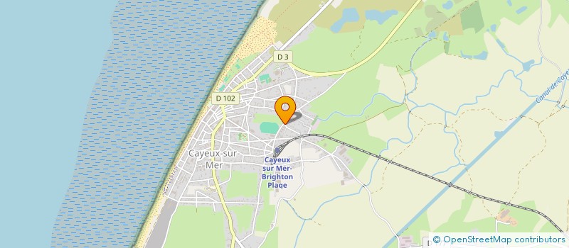 localisation de l'entreprise MONSIEUR JEAN PIERRE LECLERCQ à CAYEUX-SUR-MER