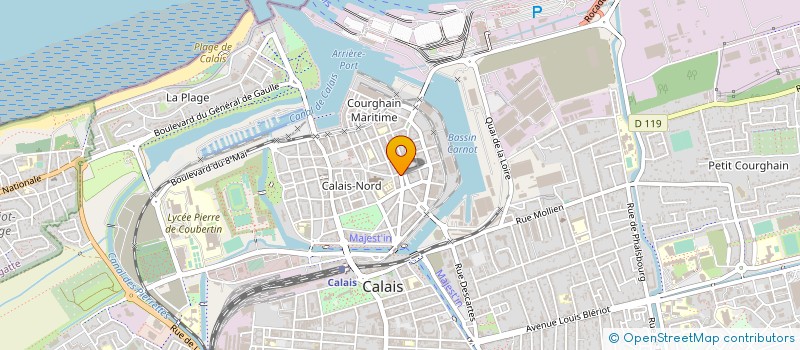 localisation de l'entreprise MONSIEUR JEAN-PIERRE LEFEBVRE  CALAIS