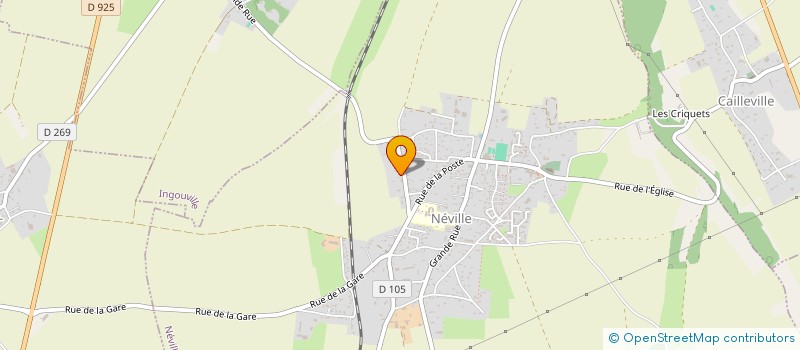 localisation de l'entreprise MONSIEUR JEAN-PIERRE LEFRIQUE  NEVILLE