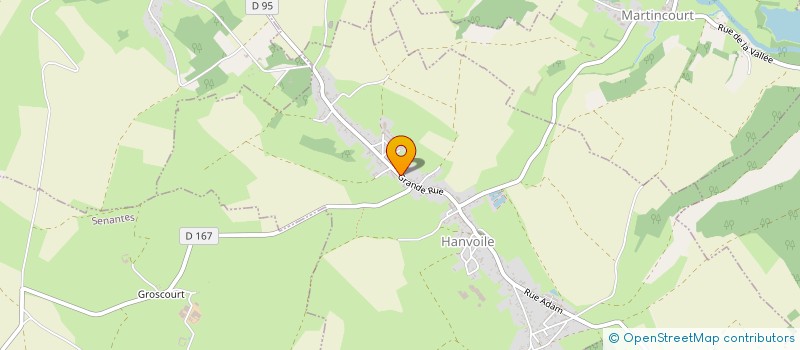 localisation de l'entreprise MONSIEUR JEAN-PIERRE LEGOIX  HANVOILE