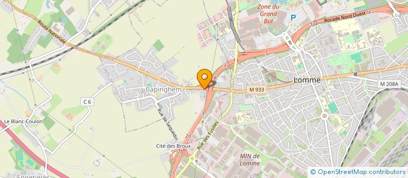 localisation de l'entreprise MONSIEUR JEAN-PIERRE LEGRAND  CAPINGHEM