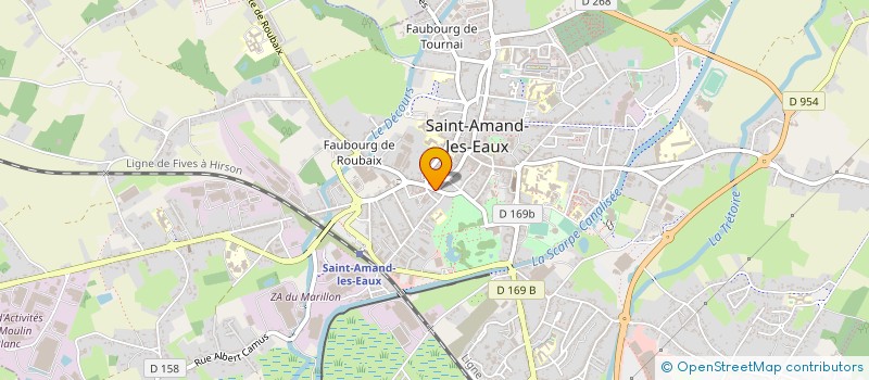 localisation de l'entreprise MONSIEUR JEAN-PIERRE LEJEUNE  SAINT-AMAND-LES-EAUX