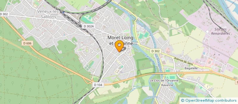 localisation de l'entreprise MONSIEUR JEAN-PIERRE LEMAN  MORET-LOING-ET-ORVANNE