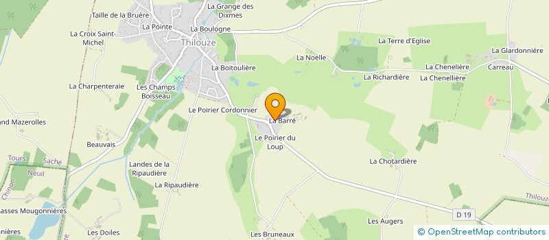 localisation de l'entreprise MONSIEUR JEAN-PIERRE LEMESLE à THILOUZE