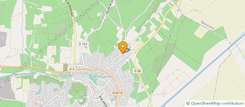 localisation de l'entreprise MONSIEUR JEAN-PIERRE LENTENGRE  BELLEGARDE
