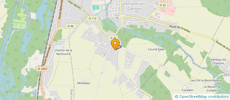 localisation de l'entreprise MONSIEUR JEAN-PIERRE LEPAGE à FERRIERES-EN-GATINAIS