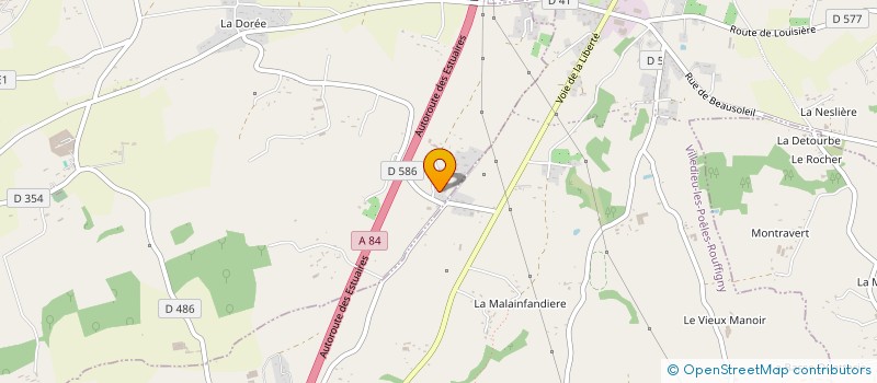 localisation de l'entreprise MONSIEUR JEAN PIERRE LEPELTIER  LA LANDE-D'AIROU