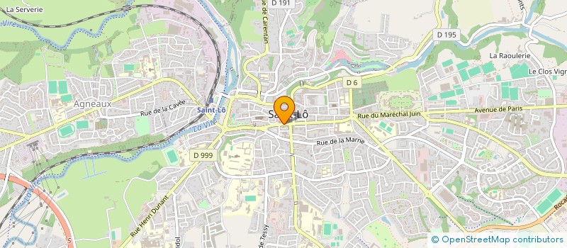 localisation de l'entreprise MONSIEUR JEAN-PIERRE LEROQUIER  SAINT-LO