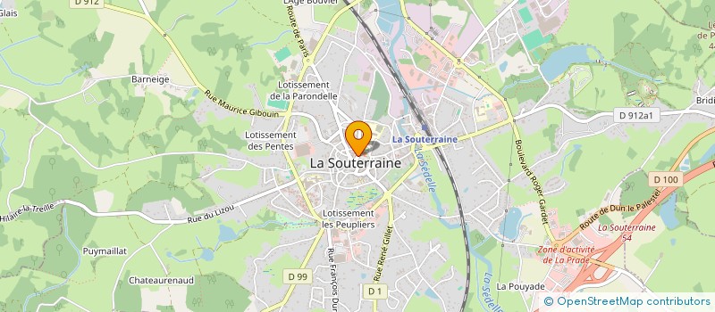localisation de l'entreprise MONSIEUR JEAN-PIERRE LEROUX  LA SOUTERRAINE