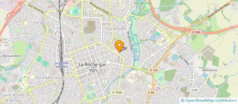 localisation de l'entreprise MONSIEUR JEAN-PIERRE LEROUX à LA ROCHE-SUR-YON