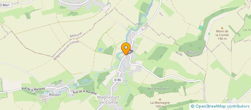 localisation de l'entreprise MONSIEUR JEAN-PIERRE LEROY à MAGNICOURT-EN-COMTE