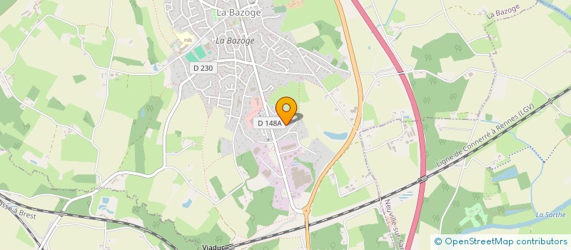 localisation de l'entreprise MONSIEUR JEAN PIERRE LEROY  LA BAZOGE