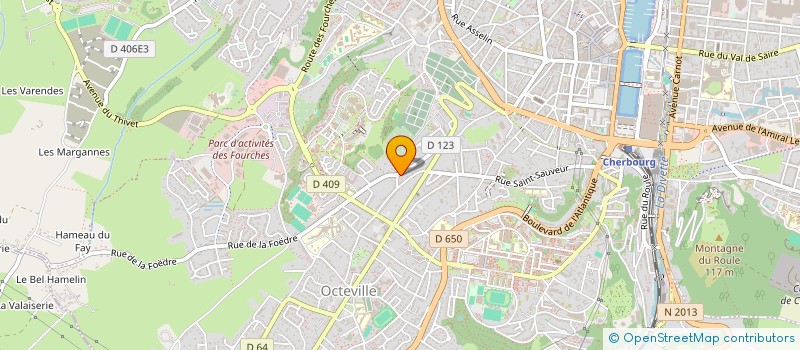 localisation de l'entreprise MONSIEUR JEAN-PIERRE LESAGE  CHERBOURG-EN-COTENTIN