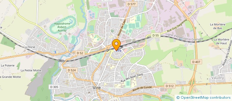 localisation de l'entreprise MONSIEUR JEAN-PIERRE LESAINT  VIRE-NORMANDIE