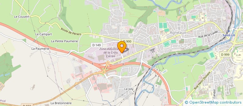 localisation de l'entreprise MONSIEUR JEAN-PIERRE LETOT  AGNEAUX