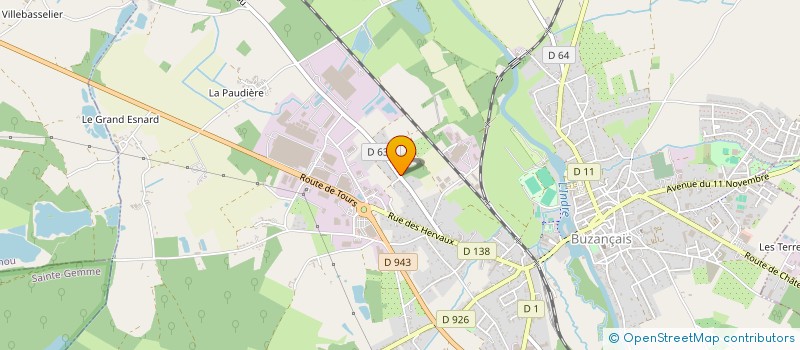 localisation de l'entreprise MONSIEUR JEAN-PIERRE LEVEQUE à BUZANCAIS