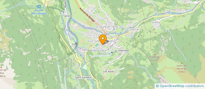localisation de l'entreprise MONSIEUR JEAN-PIERRE LHAA  LUZ-SAINT-SAUVEUR