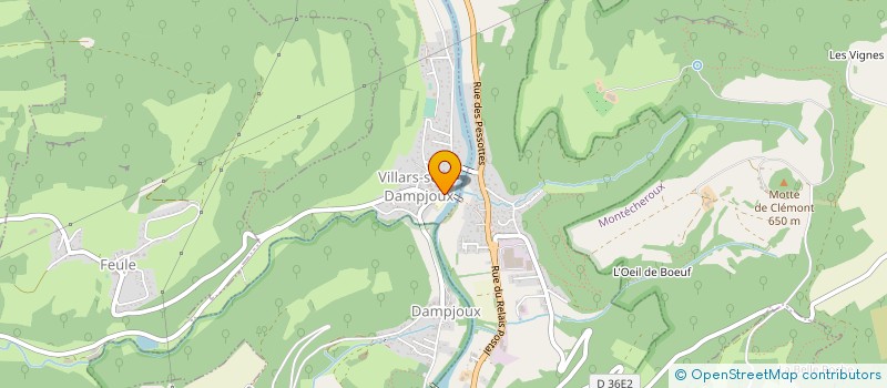 localisation de l'entreprise MONSIEUR JEAN-PIERRE LIGIER à VILLARS-SOUS-DAMPJOUX