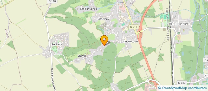 localisation de l'entreprise MONSIEUR JEAN-PIERRE LINE-DUPIRE  BREUIL-LE-VERT