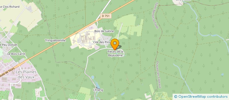 localisation de l'entreprise MONSIEUR JEAN PIERRE LISKA  SAINT-BENOIT-LA-FORET