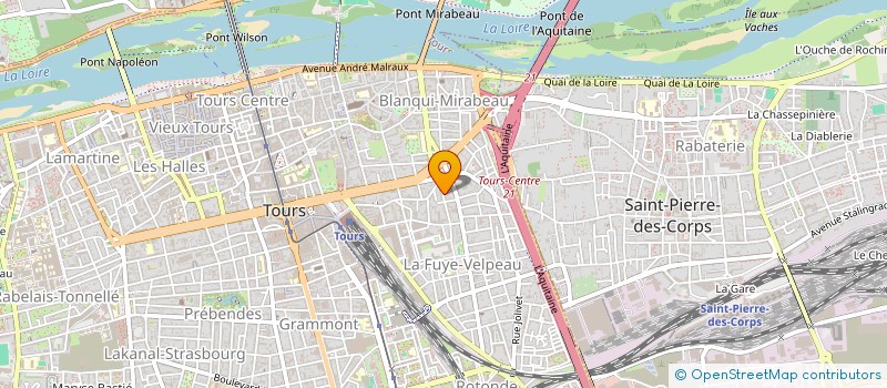 localisation de l'entreprise MONSIEUR JEAN-PIERRE LOIZEAU  TOURS