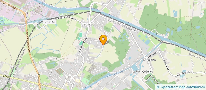 localisation de l'entreprise MONSIEUR JEAN PIERRE LOUCHART  BEUVRY