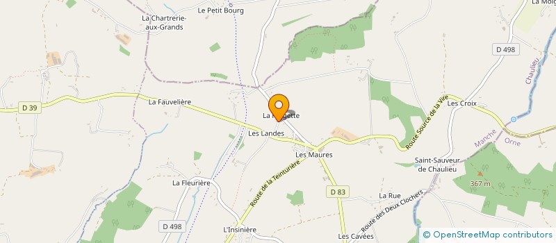 localisation de l'entreprise MONSIEUR JEAN-PIERRE LOUIS  PERRIERS-EN-BEAUFICEL