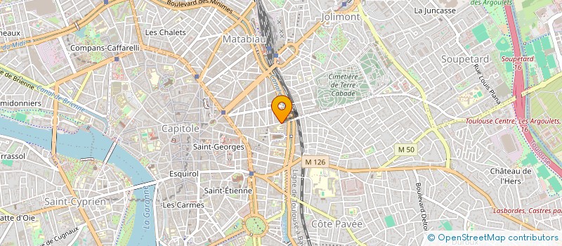 localisation de l'entreprise MONSIEUR JEAN-PIERRE LUCHETTA  TOULOUSE