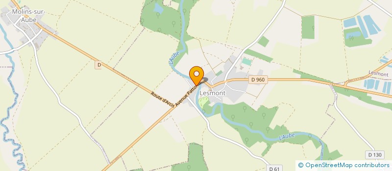 localisation de l'entreprise MONSIEUR JEAN-PIERRE LUCQUIN  LESMONT