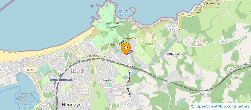 localisation de l'entreprise MONSIEUR JEAN-PIERRE LURO à HENDAYE