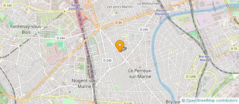 localisation de l'entreprise MONSIEUR JEAN PIERRE MAGNIER à LE PERREUX-SUR-MARNE