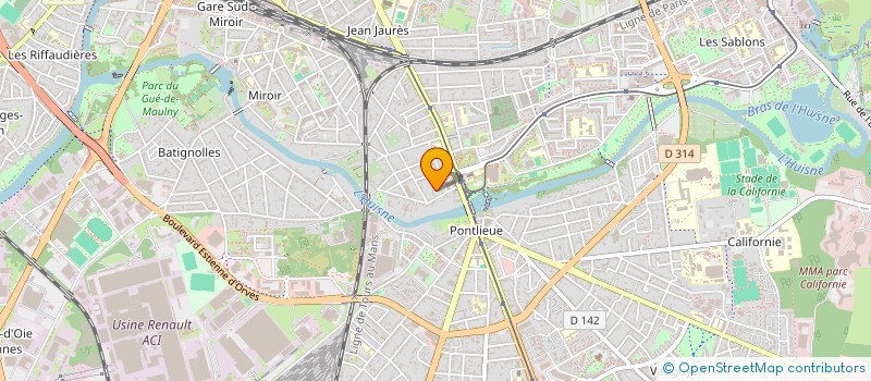 localisation de l'entreprise MONSIEUR JEAN-PIERRE MAILLET  LE MANS