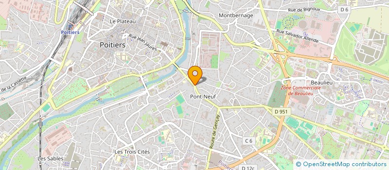 localisation de l'entreprise MONSIEUR JEAN-PIERRE MAILLOT à POITIERS