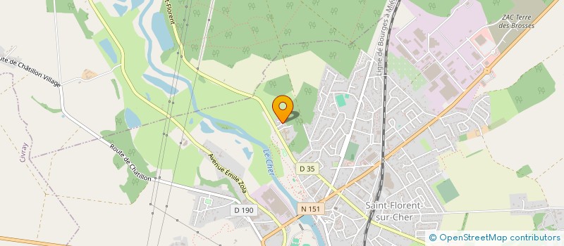 localisation de l'entreprise MONSIEUR JEAN-PIERRE MAJKA  SAINT-FLORENT-SUR-CHER