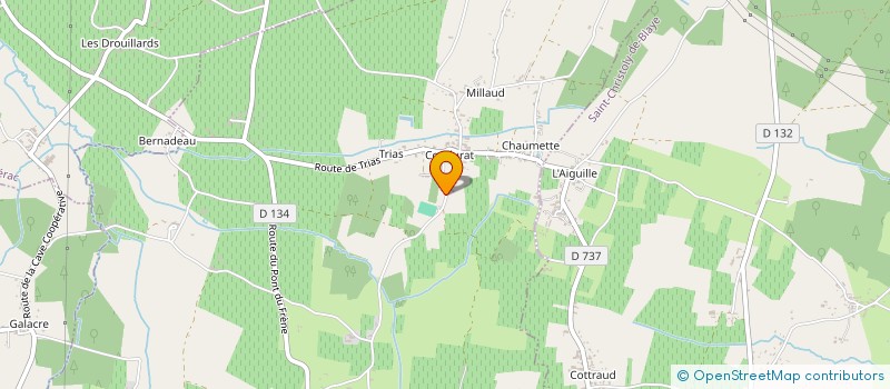 localisation de l'entreprise MONSIEUR JEAN-PIERRE MALIGNE  SAINT-GIRONS-D AIGUEVIVE