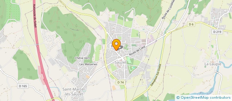 localisation de l'entreprise MONSIEUR JEAN-PIERRE MARANGONI à SAINT-MARCEL-LES-SAUZET