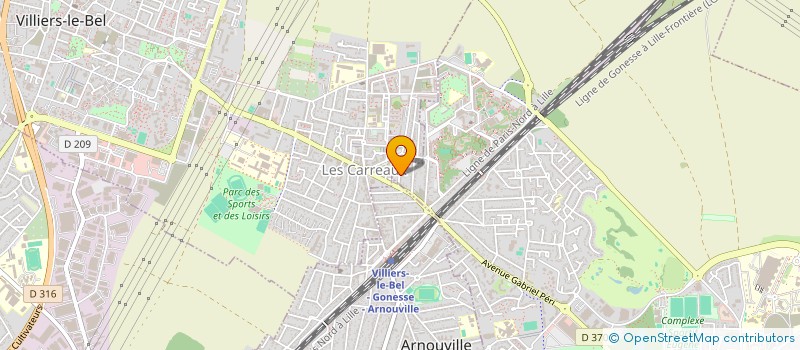 localisation de l'entreprise MONSIEUR JEAN-PIERRE MARAVAL à GONESSE