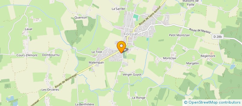 localisation de l'entreprise MONSIEUR JEAN-PIERRE MARCINISZYN  FOISSIAT