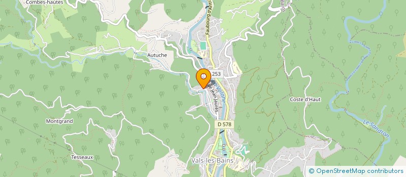 localisation de l'entreprise MONSIEUR JEAN-PIERRE MARICHEZ à VALS-LES-BAINS