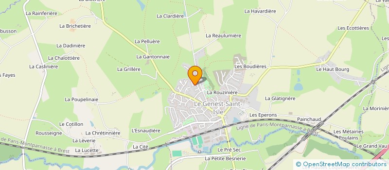 localisation de l'entreprise MONSIEUR JEAN PIERRE MARIE à LE GENEST-SAINT-ISLE