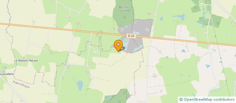 localisation de l'entreprise MONSIEUR JEAN-PIERRE MARIN  PREE-D'ANJOU