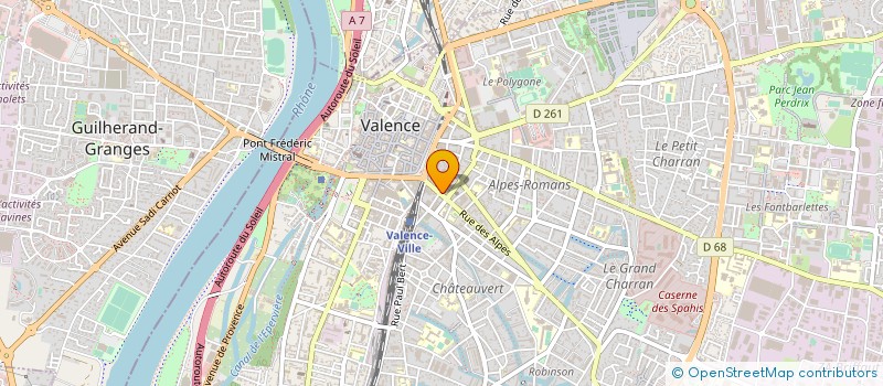 localisation de l'entreprise MONSIEUR JEAN-PIERRE MARION à VALENCE