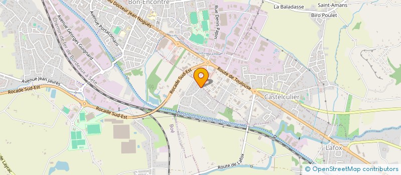 localisation de l'entreprise MONSIEUR JEAN PIERRE MARSALEIX  BOE