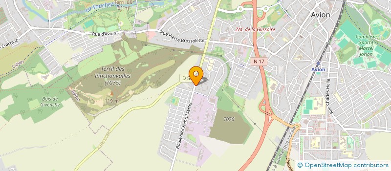 localisation de l'entreprise MONSIEUR JEAN-PIERRE MARTIN à AVION