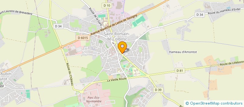 localisation de l'entreprise MONSIEUR JEAN-PIERRE MARTIN  SAINT-ROMAIN-DE-COLBOSC