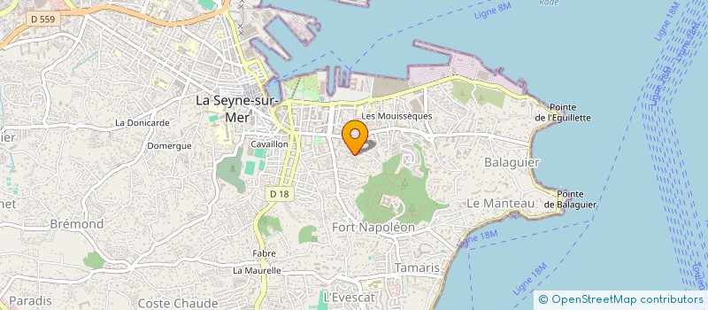 localisation de l'entreprise MONSIEUR JEAN-PIERRE MARTINETTI à LA SEYNE-SUR-MER