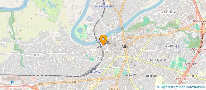 localisation de l'entreprise MONSIEUR JEAN-PIERRE MARTY à ALBI